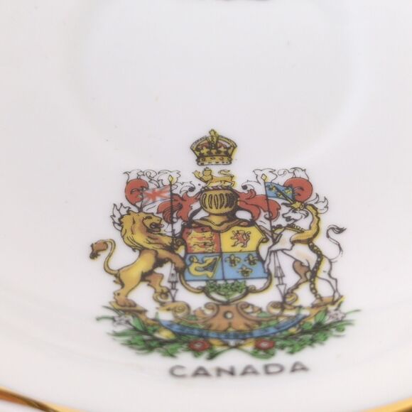Vtg Regency Bone China Niagara Falls Canada Cup & Saucer Souvenir Made England - Picture 3 of 12